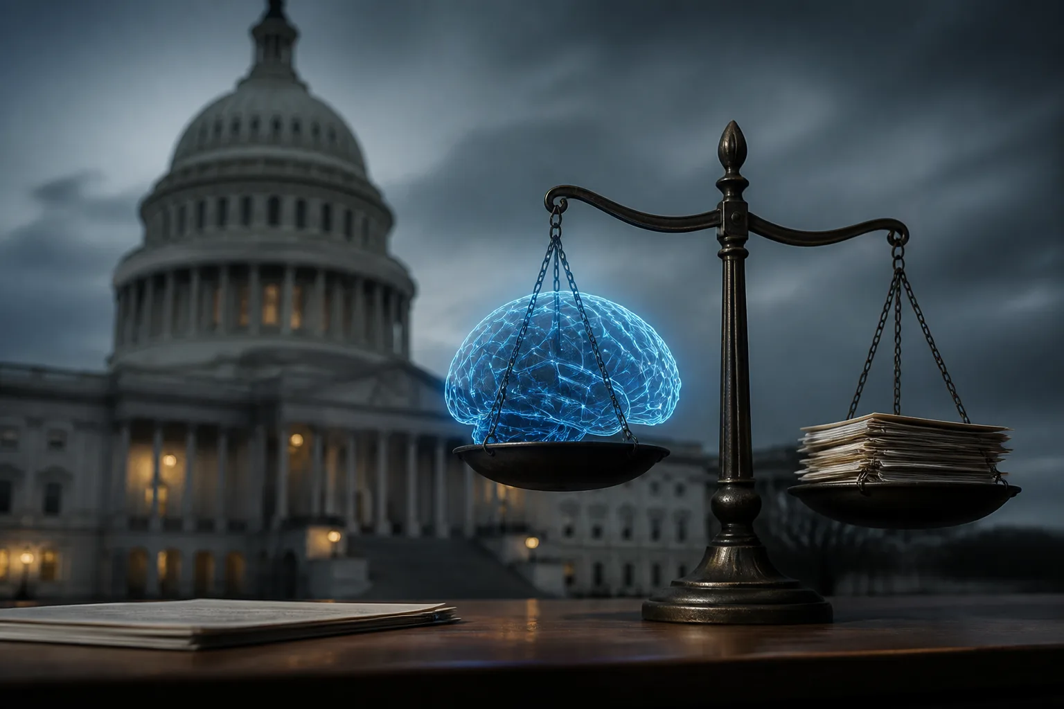 Illustration for Anthropic is urging states to speed up AI rules as frontier models advance