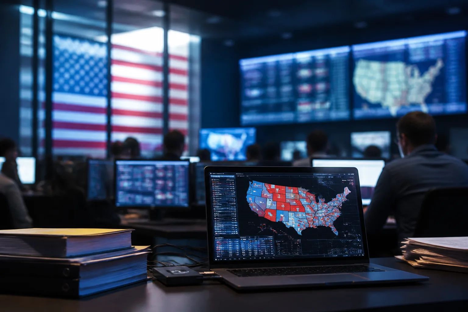 Illustration for Trump’s declassification push puts election systems back in the spotlight