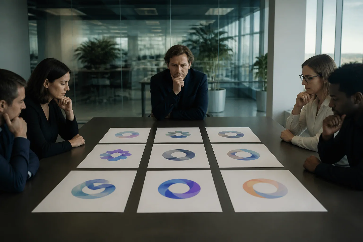 Illustration for Why so many AI logos read as circular and organic — and why that keeps drawing attention