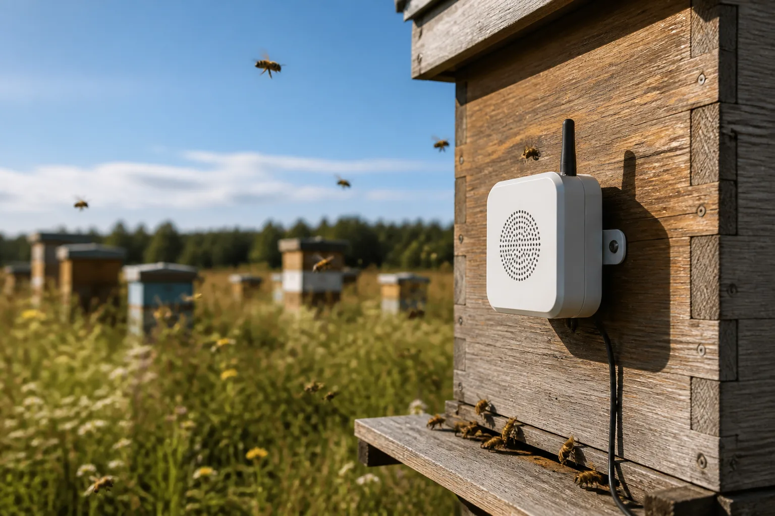 New audio tensorgram method aims to improve honey bee colony monitoring