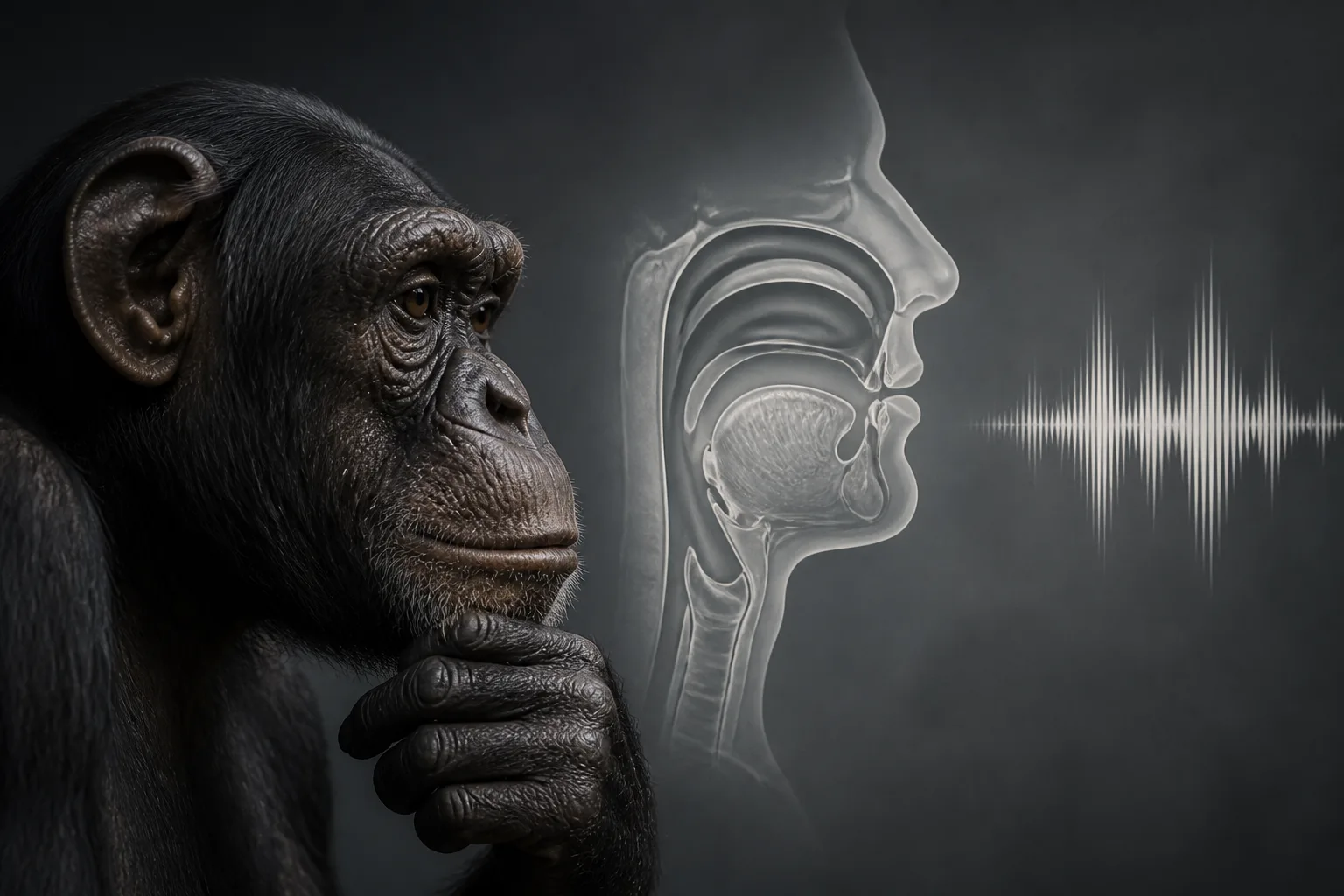 Why chimpanzees still can’t talk, even if they wanted to