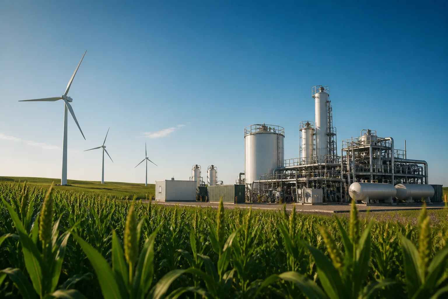A Minnesota demo plant is turning wind power into ammonia and fertiliser